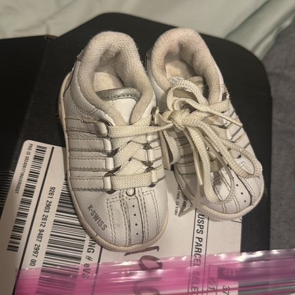 Baby K-Swiss sneakers tiny .. 2 US , 17 Eur , 1.5 UK great condition - Picture 15 of 15